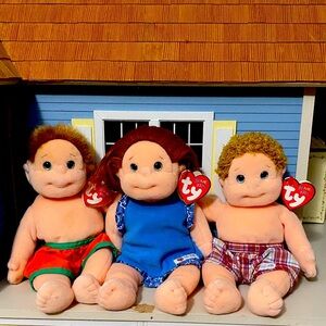 Vtg. Ty Plush Beanie Kids - 1992-1997 Lot of 3
